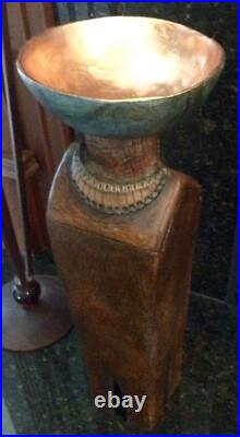 Stunning 22 Vintage Handmade Sculpture Ceramic Pottery Hand-Painted
