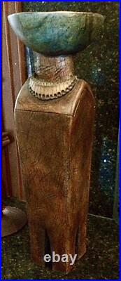 Stunning 22 Vintage Handmade Sculpture Ceramic Pottery Hand-Painted