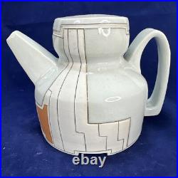 Stunning Star Wars Theme Teapot Art Pottery Ceramic Signed by Ken MCM