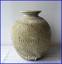 Superb Vintage David LaPierre Studio Art Pottery Vase SIGNED