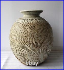 Superb Vintage David LaPierre Studio Art Pottery Vase SIGNED