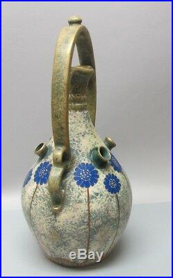 Superior 16 PAUL DASCHEL for AMPHORA Art Nouveau Pottery Vase c. 1905 Austria