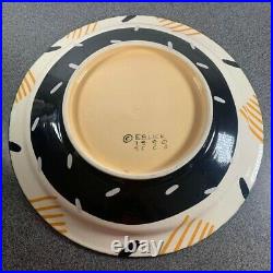 Susan Eslick 1990 Handpainted Art Pottery One Of A Kind Ceramic Platter Plate