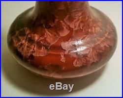 T. Gotham crystalline pottery vase vtg calif san francisco seattle arts & crafts