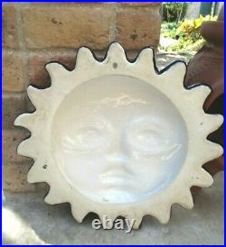 Talavera Pottery Wall Sun Mexican Hand Painted Ceramic Art Big Eye Sun 21