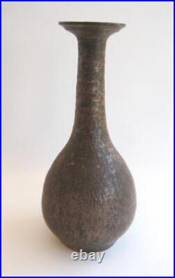 Thorne Edwards Pottery Vase Signed Memphis Academy of Art MCA faculty 10.5 in