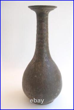 Thorne Edwards Pottery Vase Signed Memphis Academy of Art MCA faculty 10.5 in