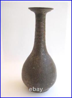 Thorne Edwards Pottery Vase Signed Memphis Academy of Art MCA faculty 10.5 in