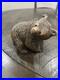 Tilgmans Keramik Brown Bear Figurine Sweden Art Pottery Ceramic Stamped