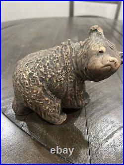 Tilgmans Keramik Brown Bear Figurine Sweden Art Pottery Ceramic Stamped