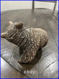 Tilgmans Keramik Brown Bear Figurine Sweden Art Pottery Ceramic Stamped