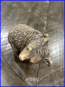 Tilgmans Keramik Brown Bear Figurine Sweden Art Pottery Ceramic Stamped