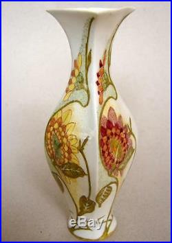 Top Dutch Art Nouveau Rozenburg Eggshell Porcelain vase Samuel Schellink 1903