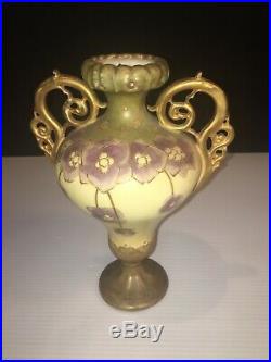 Turn-teplitz-bohemia Fabulous Austria Vase Arts & Crafts