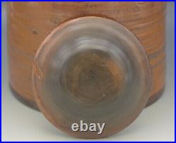 Turtle Creek Potters Jason Bove Redware XL Crock Jar With LID Rare
