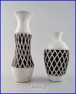 Two Gabriel, Sweden ceramic vases. 1960s