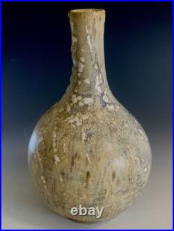 Unique Glaze Design- Signed Studio Art Pottery Ceramic Vase
