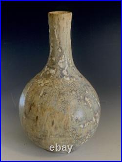 Unique Glaze Design- Signed Studio Art Pottery Ceramic Vase