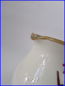 VIETRI Italy Christmas Old St Nick Round Body Pitcher