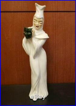 VINTAGE CERAMICS ARTS STUDIO FIGURINE TRAGEDY, White, Betty Harrington RARE 1950s