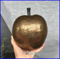 VINTAGE Ceramic Art Pottery Apple Sculpture Fruit Figurine