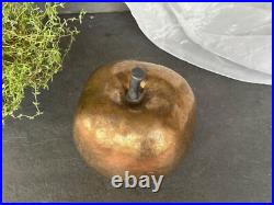 VINTAGE Ceramic Art Pottery Apple Sculpture Fruit Figurine