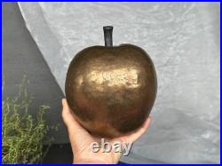 VINTAGE Ceramic Art Pottery Apple Sculpture Fruit Figurine