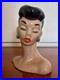 VINTAGE DOROTHY KINDELL Mid Century Glamour Girl Polynesian Head Vase 1940's