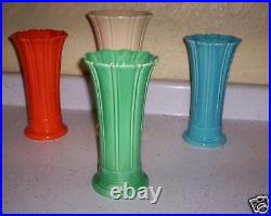 VINTAGE FIESTA 10 lt. Green vase