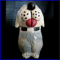 VINTAGE USA DAN The DOG Ceramic Pottery Cookie Treat Jar MCCOY Not-marked-ALPO