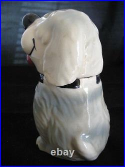 VINTAGE USA DAN The DOG Ceramic Pottery Cookie Treat Jar MCCOY Not-marked-ALPO