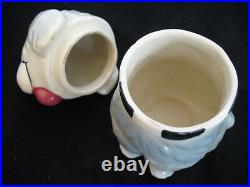 VINTAGE USA DAN The DOG Ceramic Pottery Cookie Treat Jar MCCOY Not-marked-ALPO