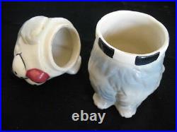 VINTAGE USA DAN The DOG Ceramic Pottery Cookie Treat Jar MCCOY Not-marked-ALPO