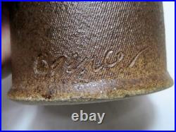 VTG Studio Art Pottery Abstract Vase Lorene Spencer PNW Oregon Washington