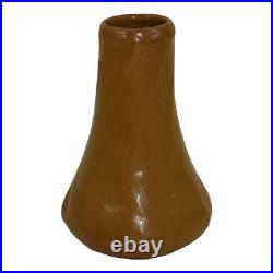 Van Briggle 1914 Vintage Arts And Crafts Pottery Brown Ceramic Flower Vase 660