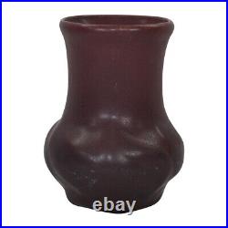 Van Briggle 1920 Vintage Antique Art Pottery Mulberry Leaves Ceramic Vase 730