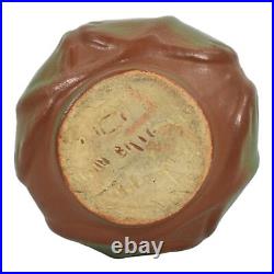 Van Briggle 1920s Vintage Arts And Crafts Pottery Brown Green Ceramic Vase 860