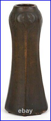 Van Briggle Copper Clad Over Ceramic 9 Tall Vase Shape Number 381