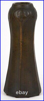 Van Briggle Copper Clad Over Ceramic 9 Tall Vase Shape Number 381