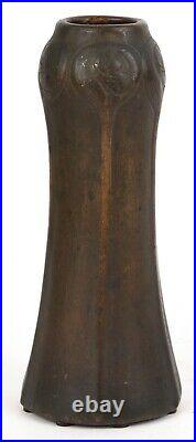 Van Briggle Copper Clad Over Ceramic 9 Tall Vase Shape Number 381