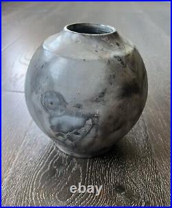 Vi Mayfield Ceramic Pot Vase 1960 Signed Studio Art Pottery California Vintage