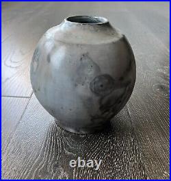 Vi Mayfield Ceramic Pot Vase 1960 Signed Studio Art Pottery California Vintage