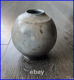 Vi Mayfield Ceramic Pot Vase 1960 Signed Studio Art Pottery California Vintage