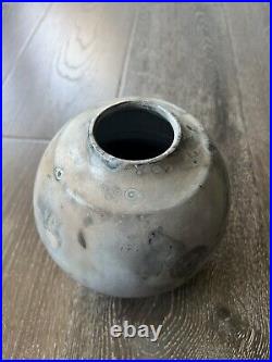 Vi Mayfield Ceramic Pot Vase 1960 Signed Studio Art Pottery California Vintage