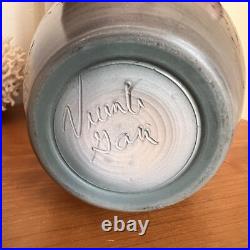 Vicente Garcia Vase Smoked Vessel Connecticut Studio Pottery Raku Ceramic Art