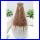 Vintage 10 Brown & Beige Crystaline Glazed Studio Pottery Ceramic Vase