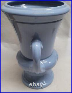 Vintage Abingdon 101 Classic Blue Double Handle Trophy-Style Vase