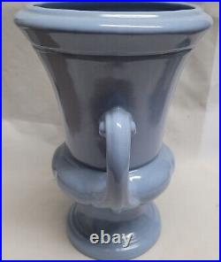 Vintage Abingdon 101 Classic Blue Double Handle Trophy-Style Vase