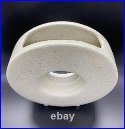 Vintage Abstract Ikebana Pottery Vase Mid Century Modern Japan MCM Toyo type