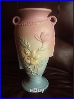 Vintage Antique Large Hull Art Pottery Magnolia Pottery Vase 13 Tall L@@k